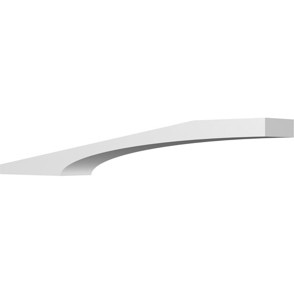 Ekena Millwork 3 1/2-in. W x 26-in. D x 38-in. H Westlake Architectural Grade PVC Knee Brace BRCP035X26X38WTL - main